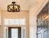 Bagheria 3-Light Ceiling Light Drum Shade Ceiling Light Fixtures Rustic Chandelier